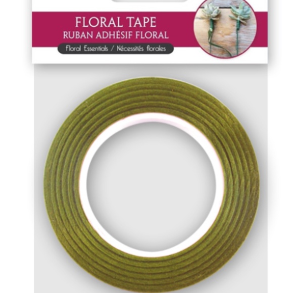 2/$12 Moss Green Floral Tape Wrap 0.5" x 60 feet - Picture 2 of 3